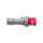 Wtyczka przenośna 63A 4P 400V czerwona IP44 POWER TWIST 0341-6