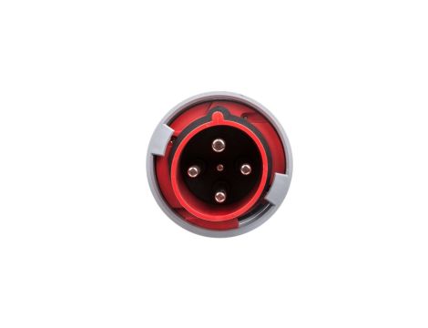 Wtyczka przenośna 63A 4P 400V czerwona IP67 POWER TWIST 034-6