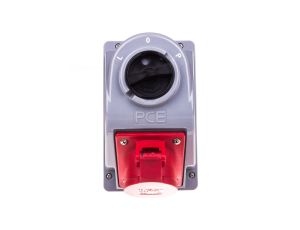 Gniazdo stałe z wyłącznikiem L-0-P 16A 5P 400V IP44 COMBO-POL 960615401W