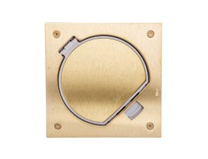 Simon Connect Wkład K45 puszki z gniazdem pojedynczym z/u 16A IP68 mosiądz KSE2/23/71