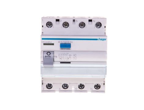 Wyłącznik różnicowoprądowy 4P 40A 0,3A typ AC CFC440J