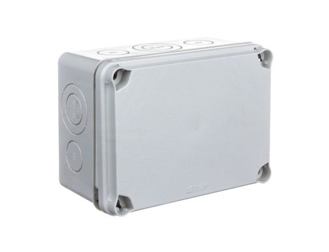 Puszka natynkowa LIGHT 162x116x76 bez dławnic 6xM25 4xM40 IP66/67 EX-161