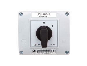 Łącznik krzywkowy 0-1 25A 4P w obudowie SK25-2.8210OB13