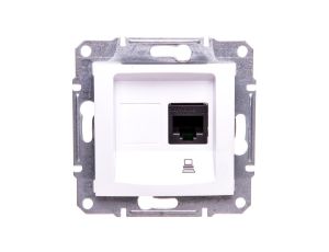 Sedna Gniazdo biały pojedyncze komp RJ45 kat.6 SDN4700121