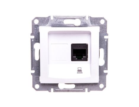 Sedna Gniazdo biały pojedyncze komp RJ45 kat.6 SDN4700121