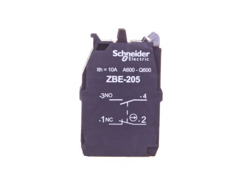 Styk pomocniczy 1Z 1R montaż od góry ZBE205