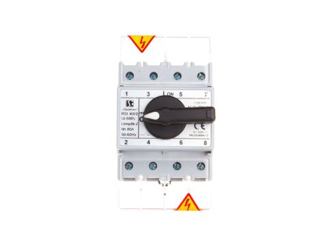 Rozłącznik izolacyjny 4P 80A RSI-4080W02
