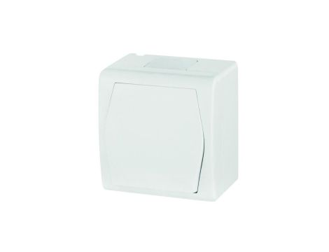 Hermes2 Łącznik 1-biegunowy biały IP44 LNT-1 1001-00