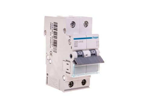 Wyłącznik nadprądowy 2P B 63A 6kA AC MBN263E