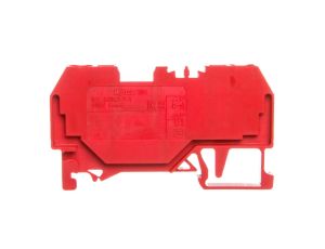 Złączka szynowa 2-przewodowa 4mm2 czerwona 281-903
