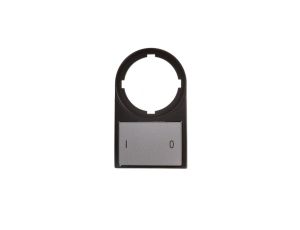 Tabliczka opisowa 0-I 50x30mm czarna prostokątna M22S-ST-X89 218147