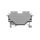 Złączka szynowa 2-przewodowa 4mm2 szara 281-601