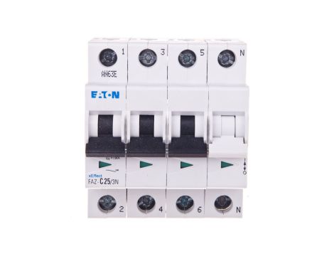 Wyłącznik nadprądowy 3+N C 25A 15kA AC FAZ C25/3N 278977