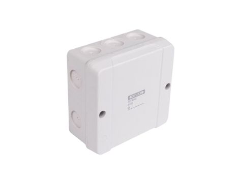 Puszka n/t hermetyczna pusta 98x98x52mm IP55 szara DE9340 6000271