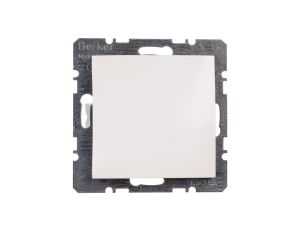Berker/B.Kwadrat Zaślepka z elementem centralnym biała S.1/B.3/B.7 Glas 6710098989