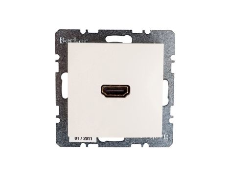 Berker/B.Kwadrat Gniazdo HDMI kremowe połysk S.1 3315428982
