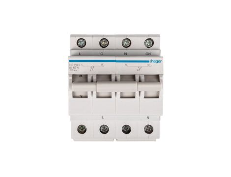 Przełącznik modułowy zasilania I-0-II (sieć-agregat) 63A 2P SF263