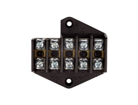 Pierścień rozgałęźny 5x2.5mm2 czarny 0961-00