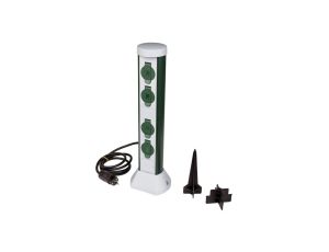 Słupek ogrodowy 4x2P+Z 16A IP44 /przewód OWY 3x1 2mb/ 077768400021