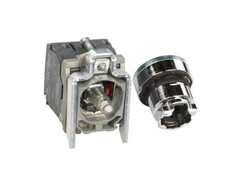Przycisk sterowniczy 22mm zielony z samopowrotem z podświetleniem 1Z 1R XB4BW33B5