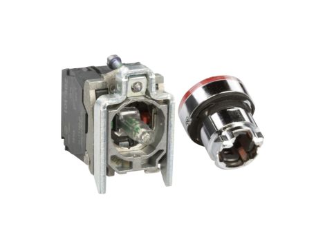 Przycisk sterowniczy 22mm czerwony z samopowrotem z podświetleniem 1Z 1R XB4BW34B5