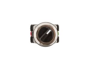 Przełącznik 2 położeniowy pokrętło 30mm czarny 1Z 1R bez samopowrotu W0-NEF30-TPA XY S