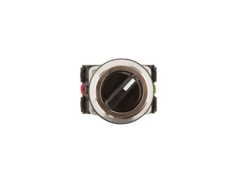 Przełącznik 2 położeniowy pokrętło 30mm czarny 1Z 1R bez samopowrotu W0-NEF30-TPA XY S