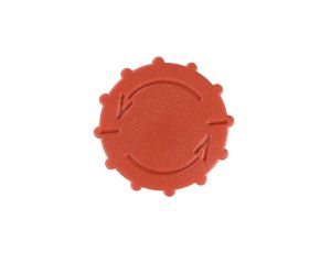 Napęd przycisku bezpieczeństwa czerwony przez obrót bez podświetlenia ST22-B.