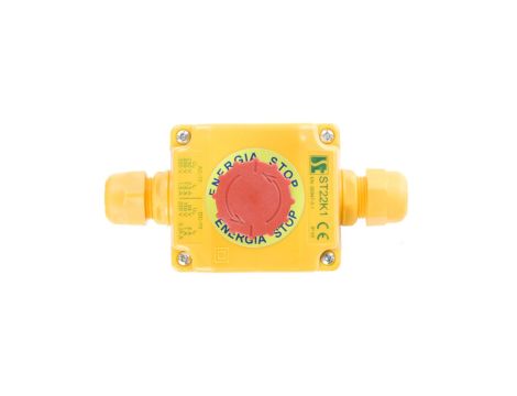 Kaseta z przyciskiem bezpieczeństwa przez obrót 1Z 1R IP65 ST22K108-2
