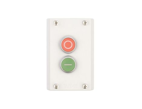 Kaseta sterownicza 2-otworowa START/STOP szara IP67 M22-I2-M1 216529
