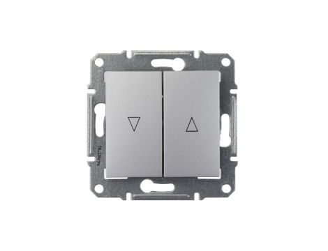 Sedna Łącznik żaluzjowy 2-biegunowy z blokadą mechaniczną 10A aluminium SDN1300360