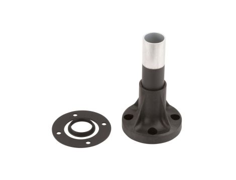 Podstawa z tulejką 120mm czarna metal XVBZ02