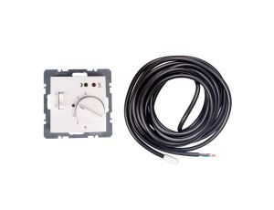 Regulator temperatury podłogowy z łącznikiem 250V 10A 10C IP20 śnieżnobiały 20348989