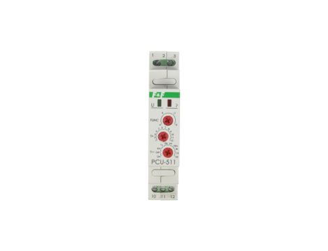 Przekaźnik czasowy 1P 8A 0,1sek-576h 230V AC wielofunkcyjny PCU-511