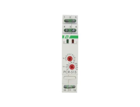 Przekaźnik czasowy 1P 10A 0,1sek-576h 230V AC, 24V AC/DC opóźnione załączenie PCR-515DUO