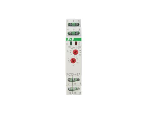 Przekaźnik czasowy 2Z 8A 1-1000sek 230V AC, 24V AC/DC gwiazda-trójkąt PCG-417DUO