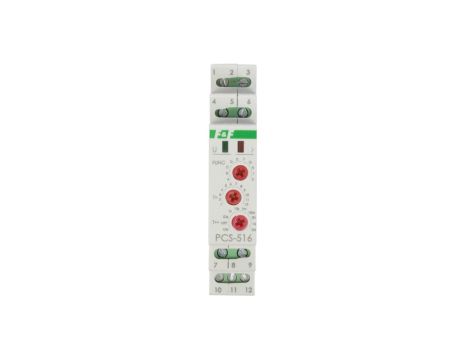 Przekaźnik czasowy 1P 8A 0,1sek-576h 230V AC, 24V AC/DC wielofunkcyjny PCS-516DUO