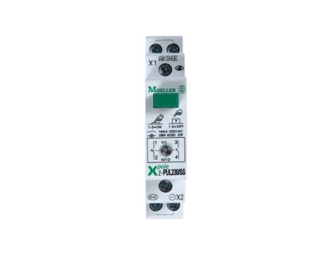 Przycisk modułowy 16A 2Z z lampką sygnalizacyjną Z-PUL230/SS 276297