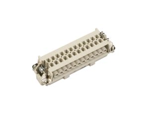 Wkład złącza 24P+PE męski 16A 500V EPIC H-BE 24 SS 10196000