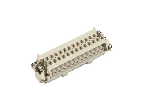 Wkład złącza 24P+PE męski 16A 500V EPIC H-BE 24 SS 10196000