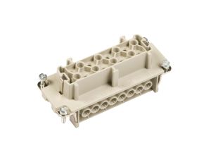 Wkład złącza 16P+PE żeński 16A 500V EPIC H-BE 16 BS DR 10195000