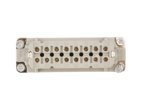 Wkład złącza 16P+PE żeński 16A 250V EPIC H-A 16 BS 17-32 DR PH1 10541000