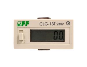 Licznik czasu pracy 110-240V AC/DC 6 znaków cyfrowy tablicowy 48x24mm CLG-13T 230V