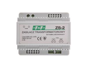 Zasilacz stabilizowany 230VAC/12VDC 12W 1A ZS-2