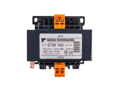 Transformator 1-fazowy bezpieczeństwa STM 160 230/ 24V 6,7A, Ta 40, 16224-9922