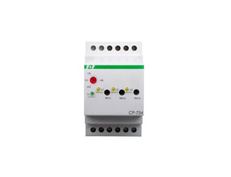 Przekaźnik kontroli napięcia 3-fazowy 3x(50-450V)+N 3Z 8A 170-210V AC CP-734