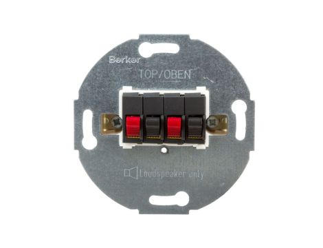 Berker/B.Kwadrat Gniazdo głośnikowe podwójne antracyt 457305