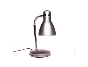 Lampka biurkowa max 10W LED E27 kl.II IP20 ZARA HR-40-SR srebrny 7560