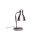 Lampka biurkowa max 10W LED E27 kl.II IP20 ZARA HR-40-SR srebrny 7560