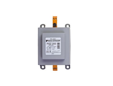 Transformator 1-fazowy bezpieczeństwa PSZ 200 230/ 24V 8,3A, na szynę DIN, IP30, Ta 40, 16024-9951
